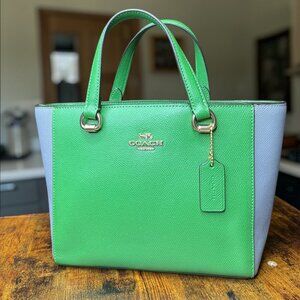 Coach Alice Satchel in Colorblock NWT 2022